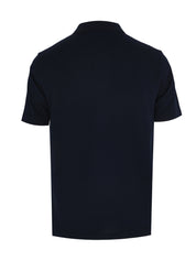 Buttoned Polo Shirt - Dark Navy Blue