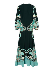Long camerino dress (placee) blooming tulip placee