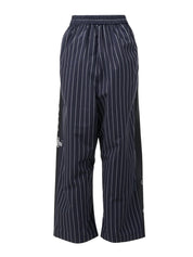 Striped-pattern trousers
