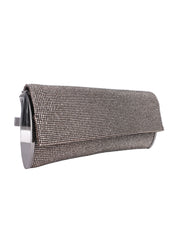 Kate Crystal Mesh Silver Shadow