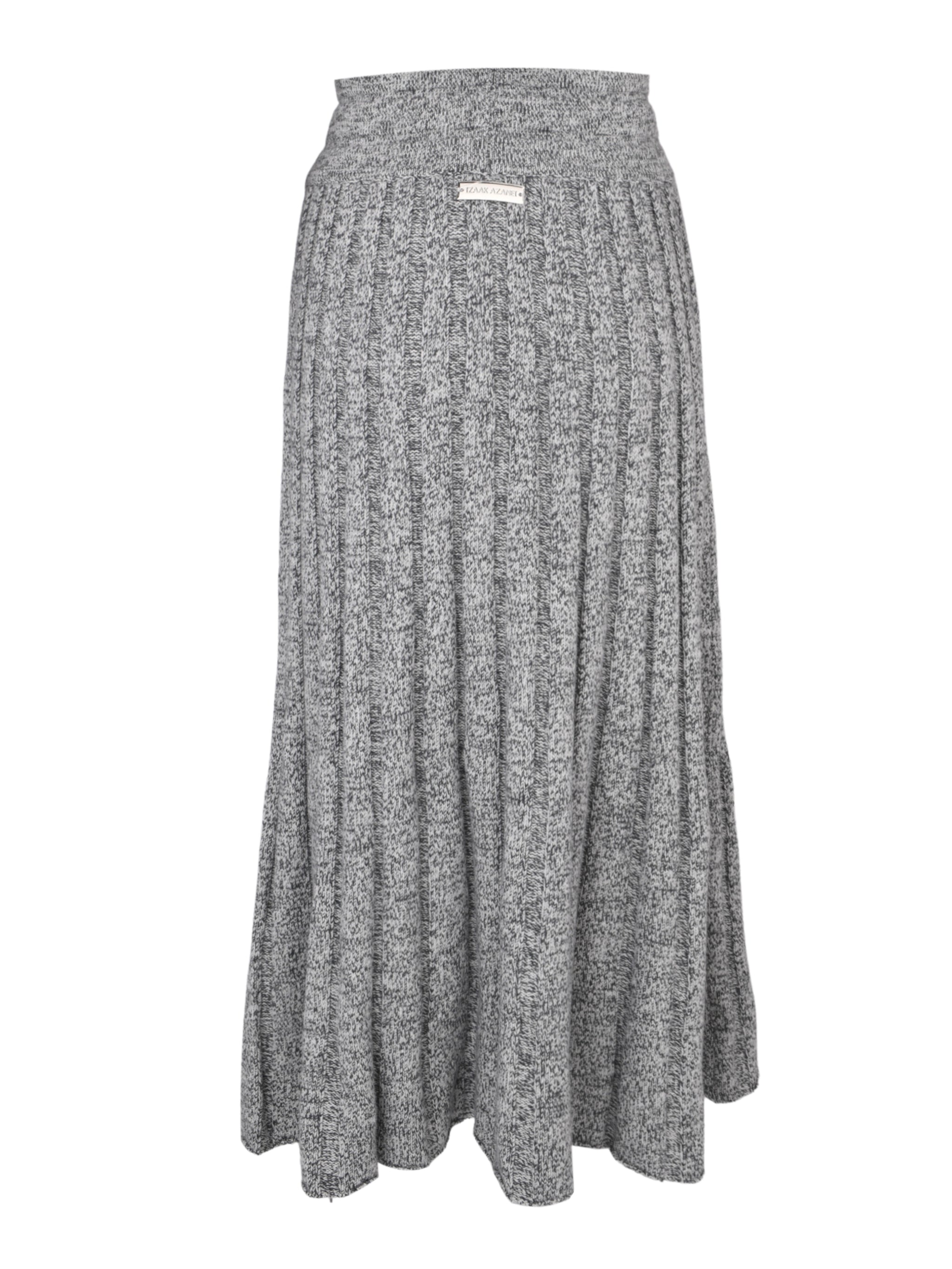 The pleated midi skirt in ink