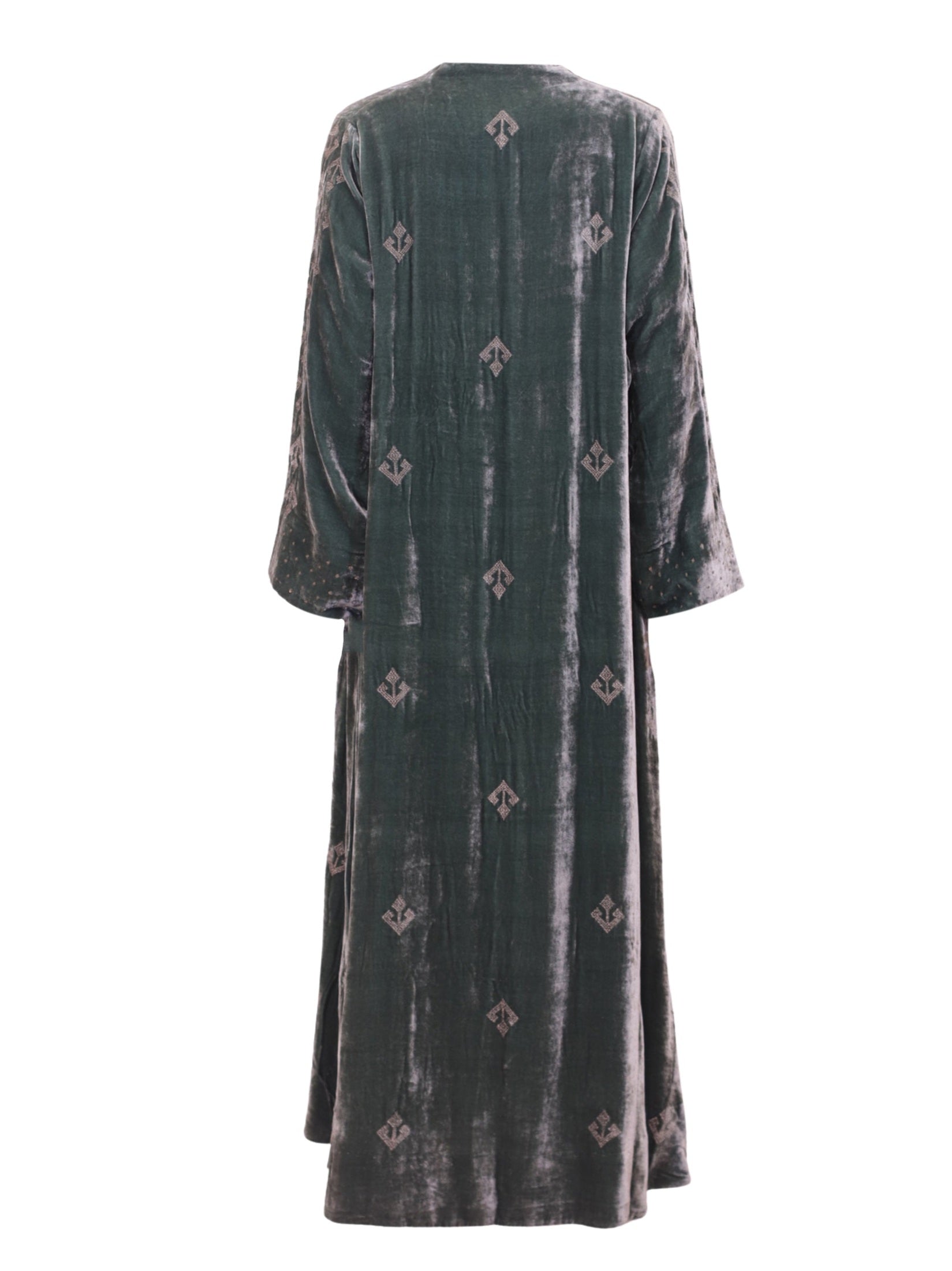 Velvet a line kaftan