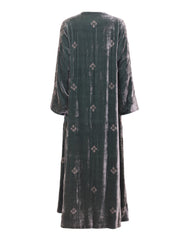 Velvet a line kaftan