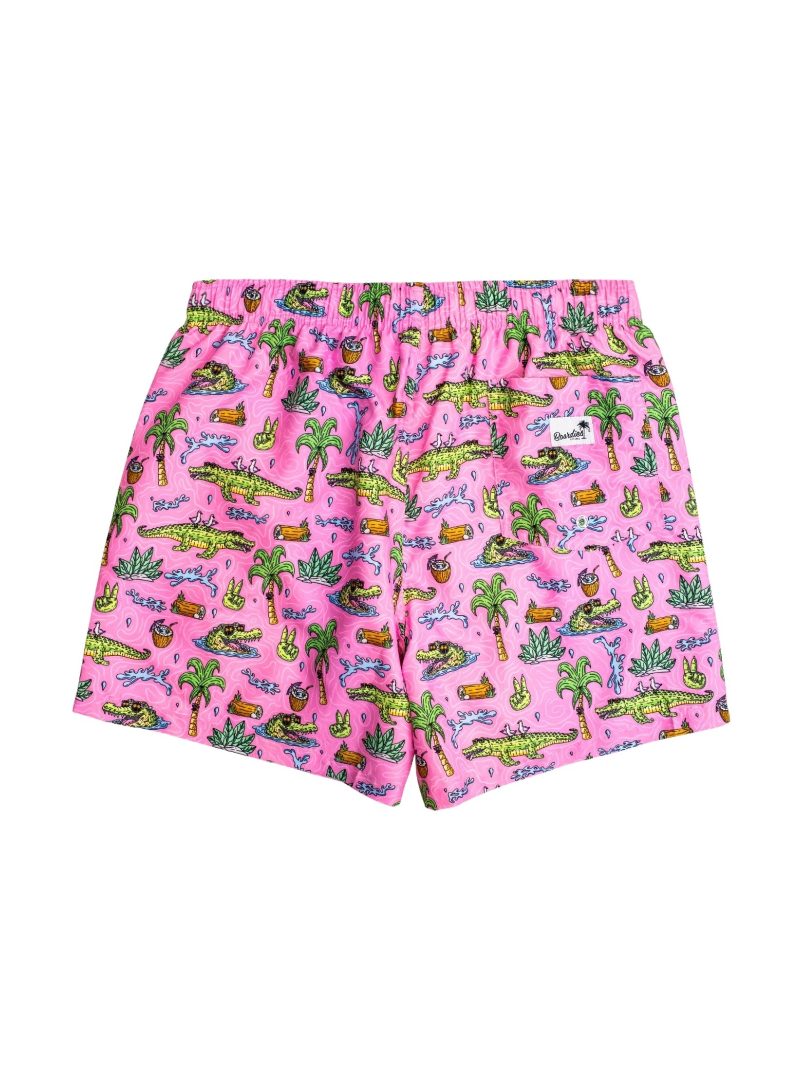 Boardies mulga crocs mid length swim shorts