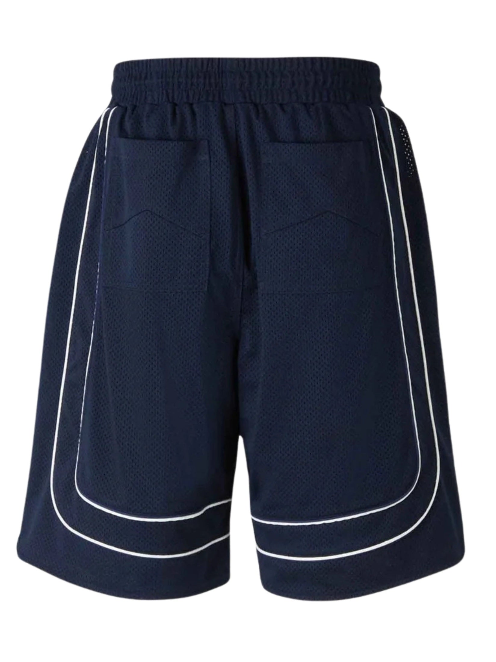 Baggy collegiate logo short