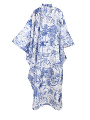 KIMONO ABAYA TOILE DE JEDDAH BLUE