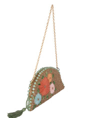 Pastel flower garden clutch pastel flowers