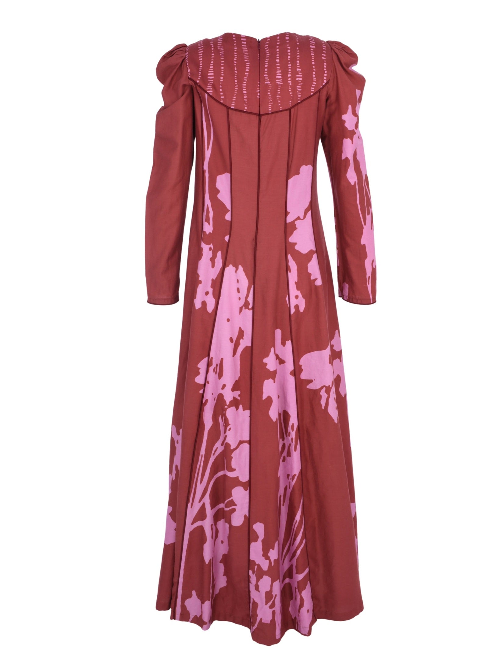 Memash dress purple brown