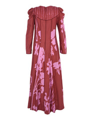 Memash dress purple brown