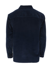 Corduroy-effect pocket overshirt
