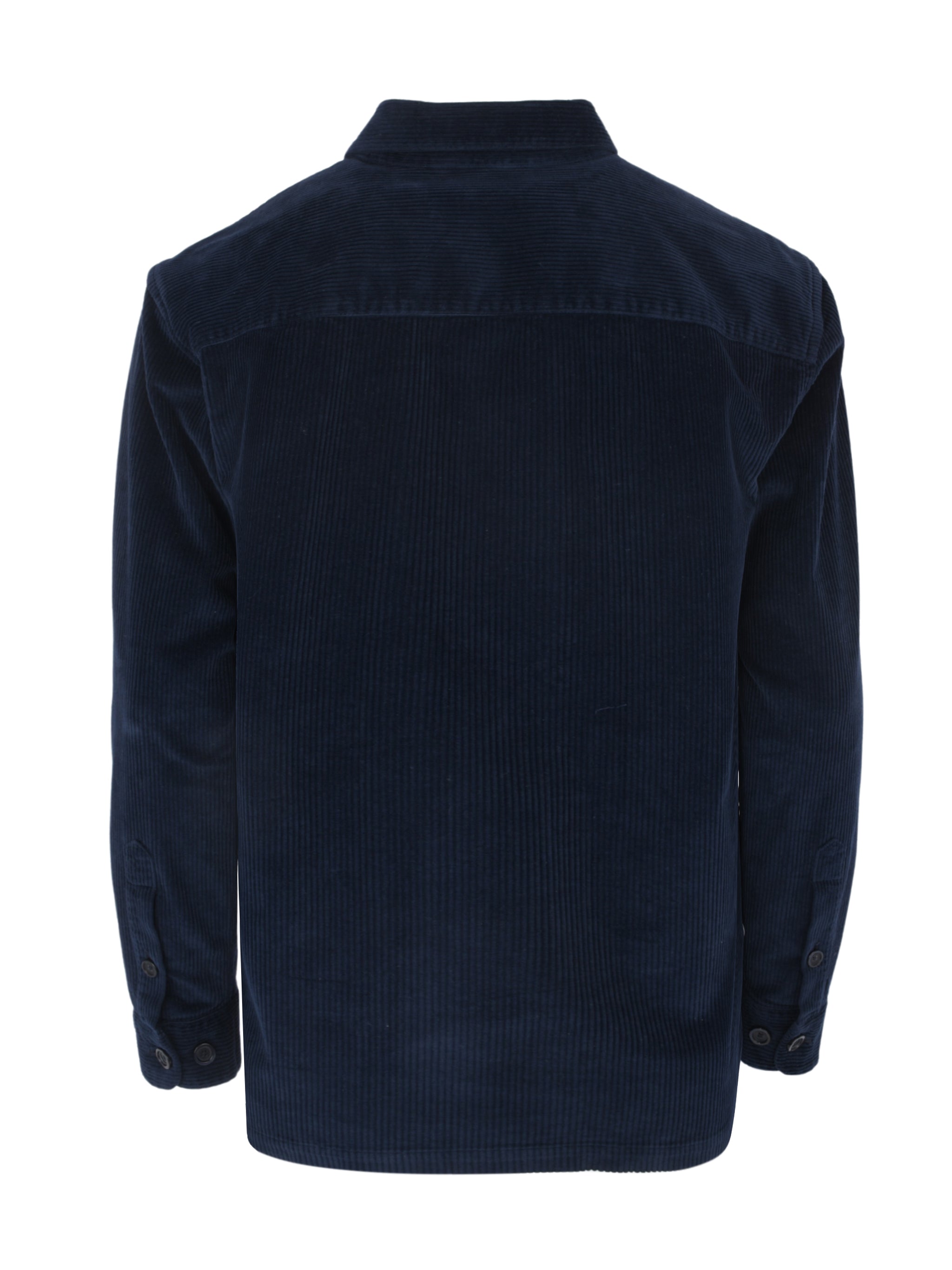 Corduroy-effect pocket overshirt