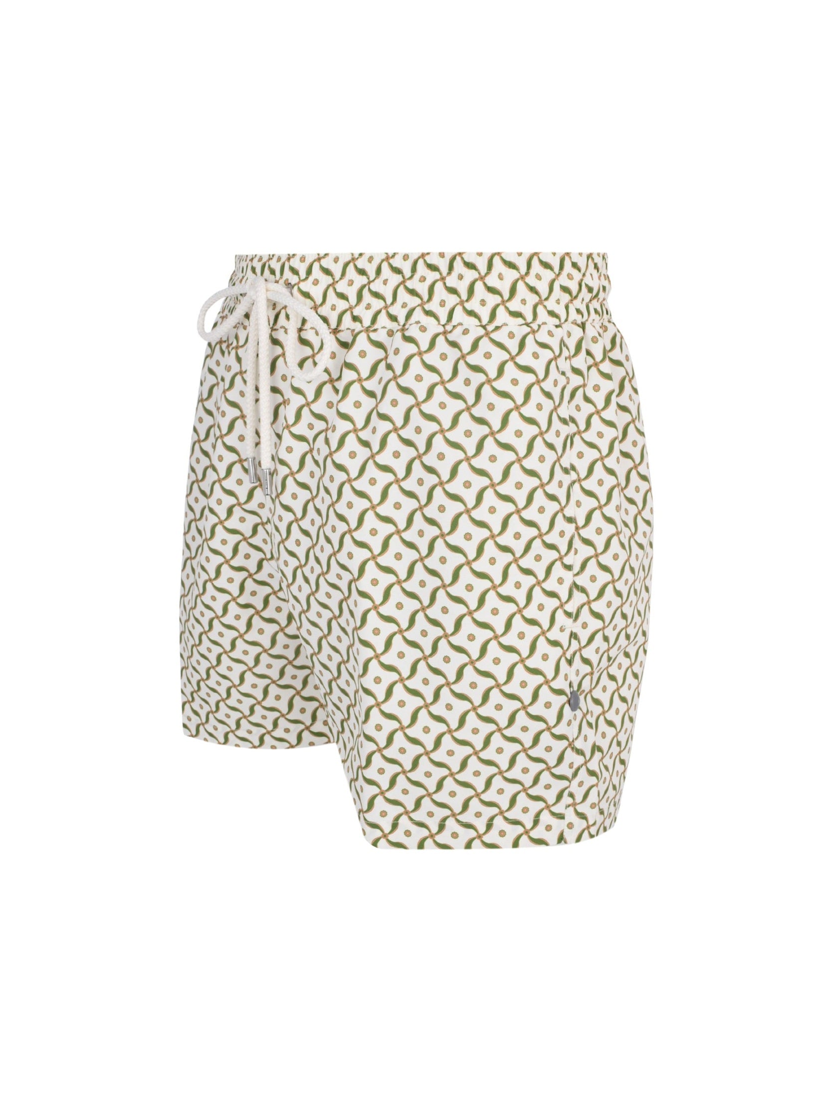 Rio swim short lotus print