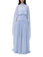 Genoa sheer jersey cape