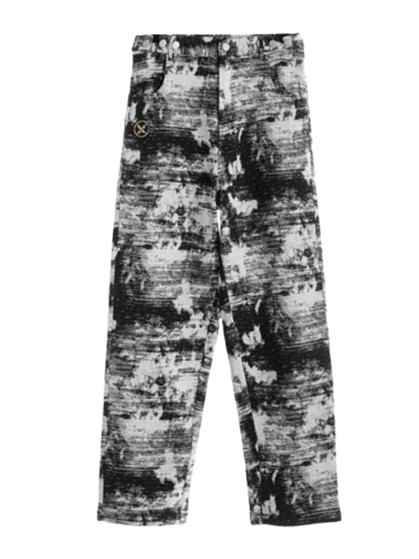 Mwm jacquard fabric pants