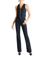 Shailene Metallic Pinstripe Pants