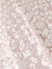 Anais sequin cape gown