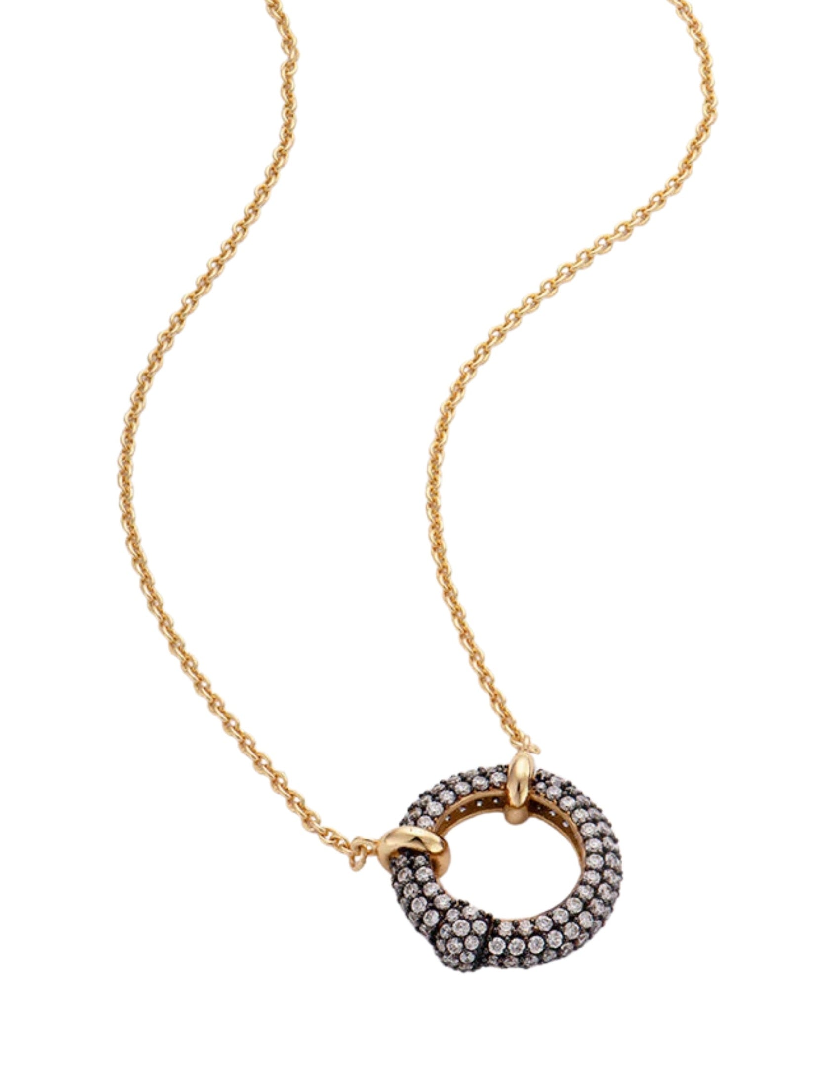 Crystal flow necklace