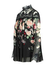 HYPNOTIC LACE YOKE BLOUSE