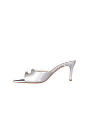 Carol leather mule 75 silver