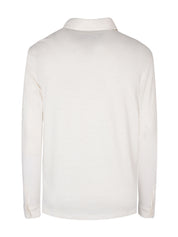 Linen silk long sleeves polo