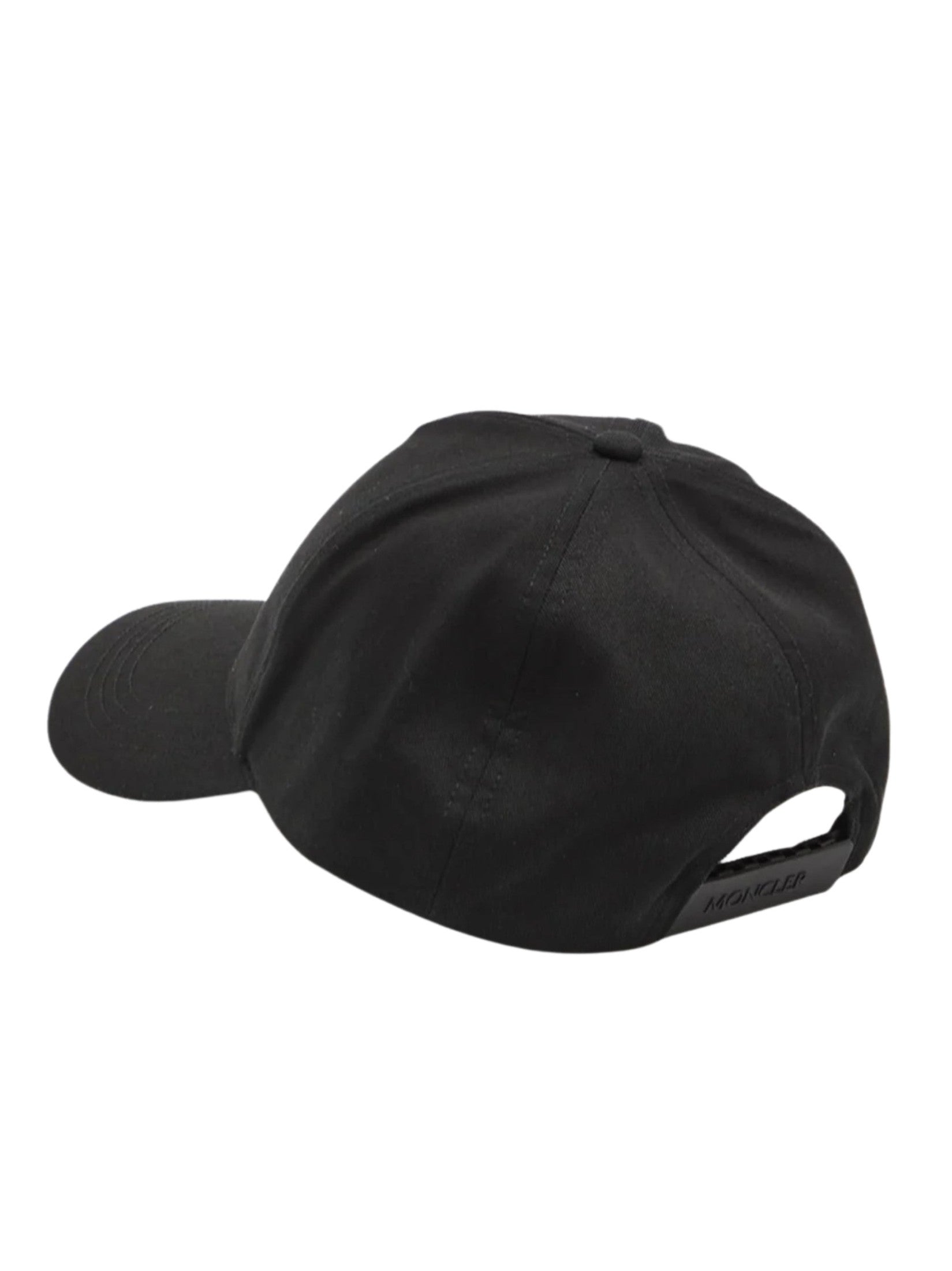 Logo-patch cotton baseball cap