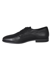Lace up tumb.leat. black