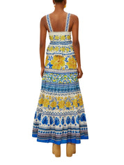 ZULI OFF-WHITE LOW RISE MAXI SKIRT