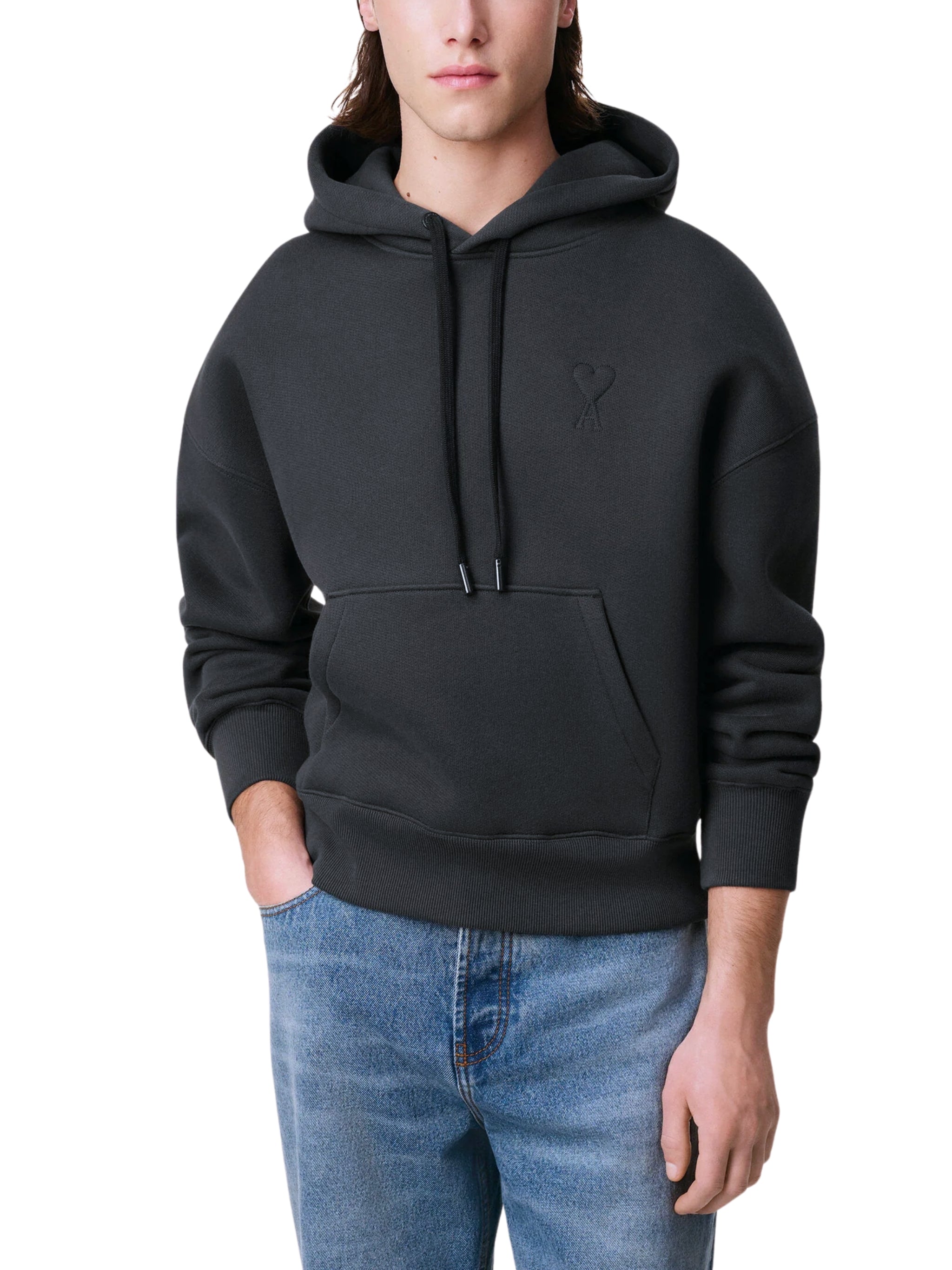 BIG AMI DE COEUR EMBOSSED HOODIE