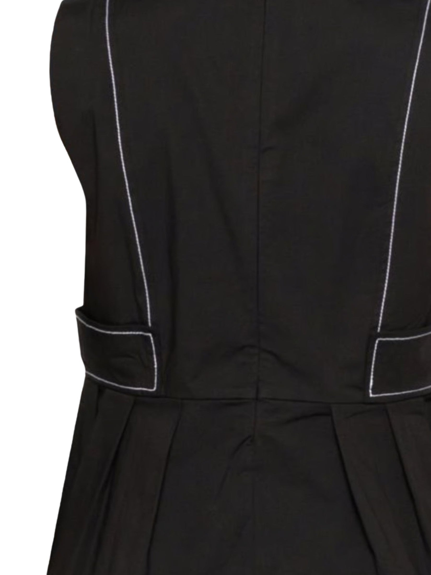 Stretch cotton v-neck pocket blouse