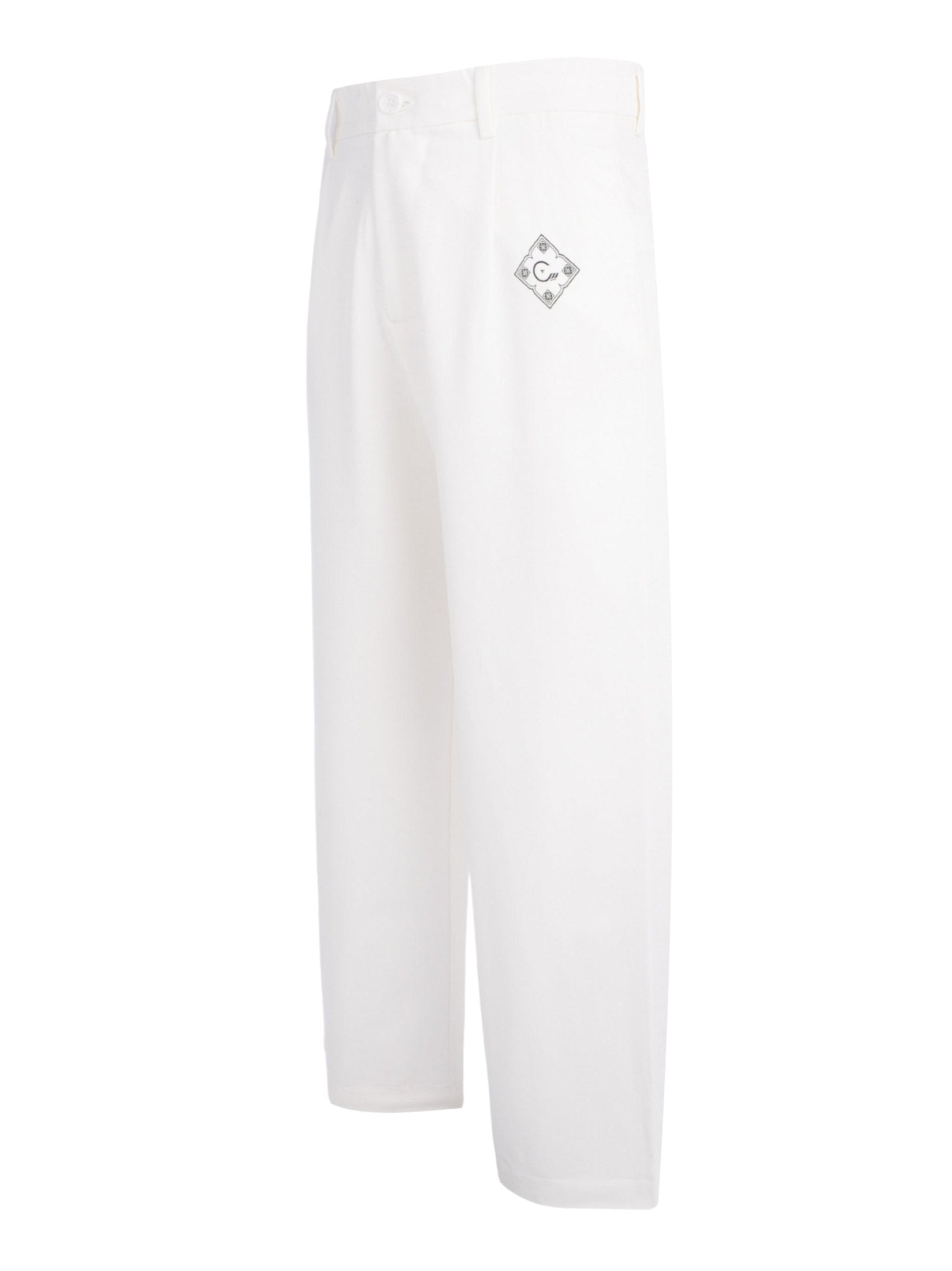 Cenmar offwhite formal straight leg pants