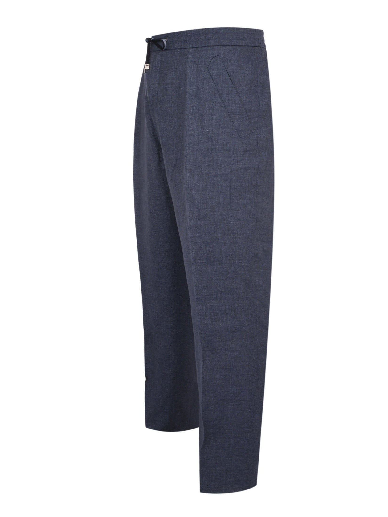 Linen drawcord pants