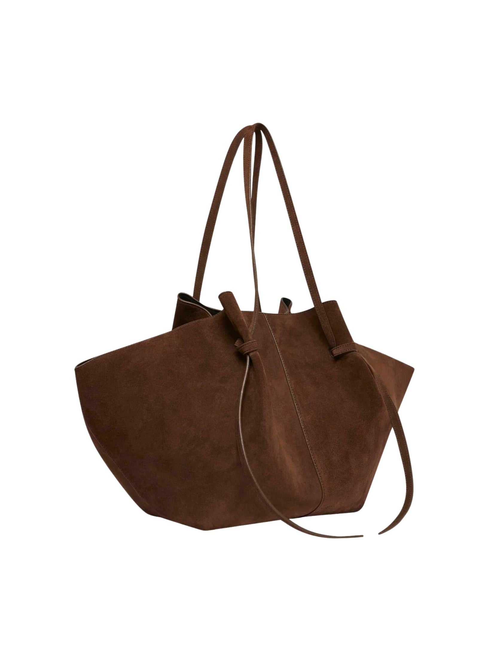 Large mochi suede chocolate