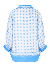 Shirt with gathered cuff
