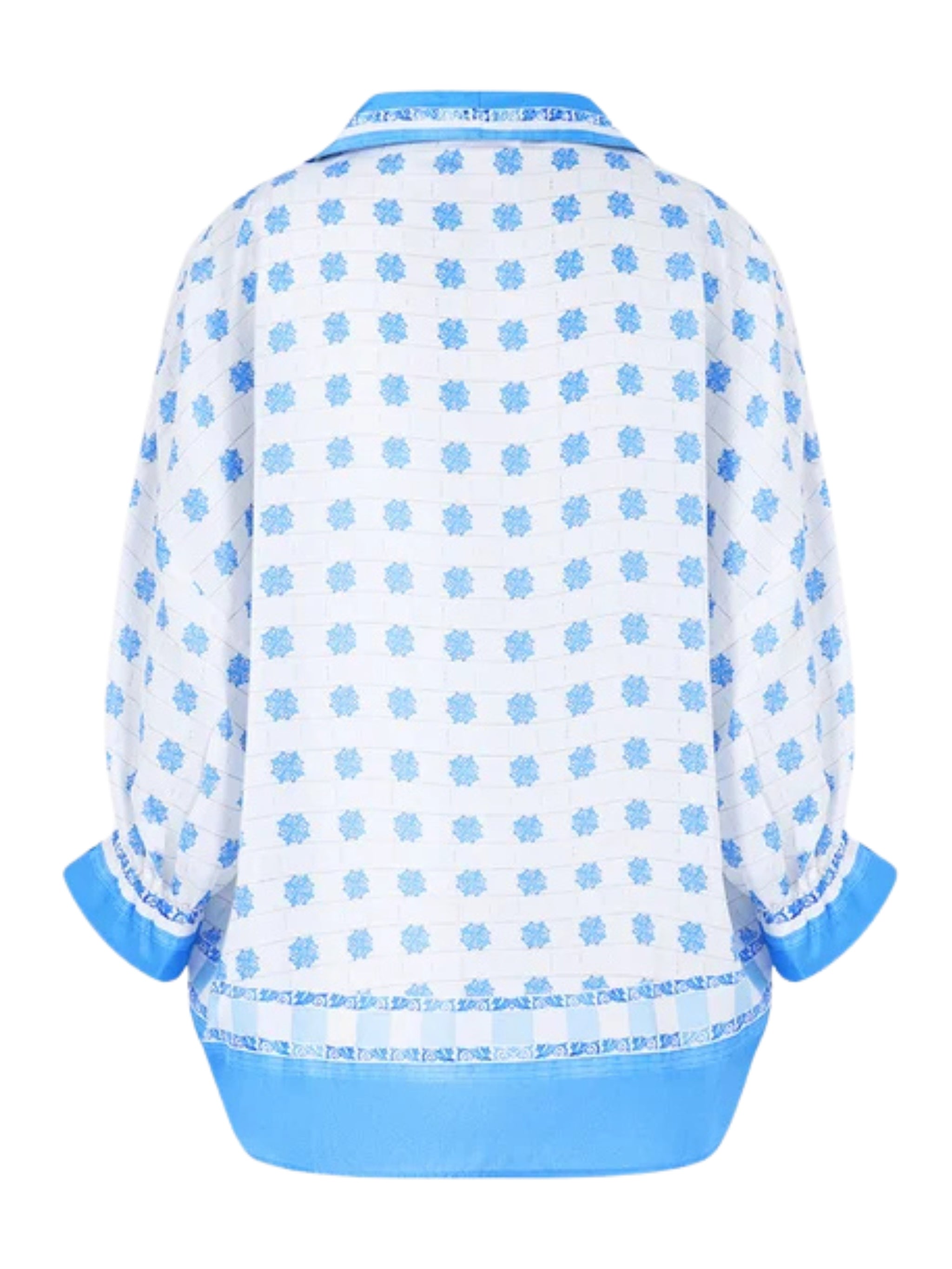Shirt with gathered cuff