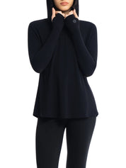 Active hooded top
