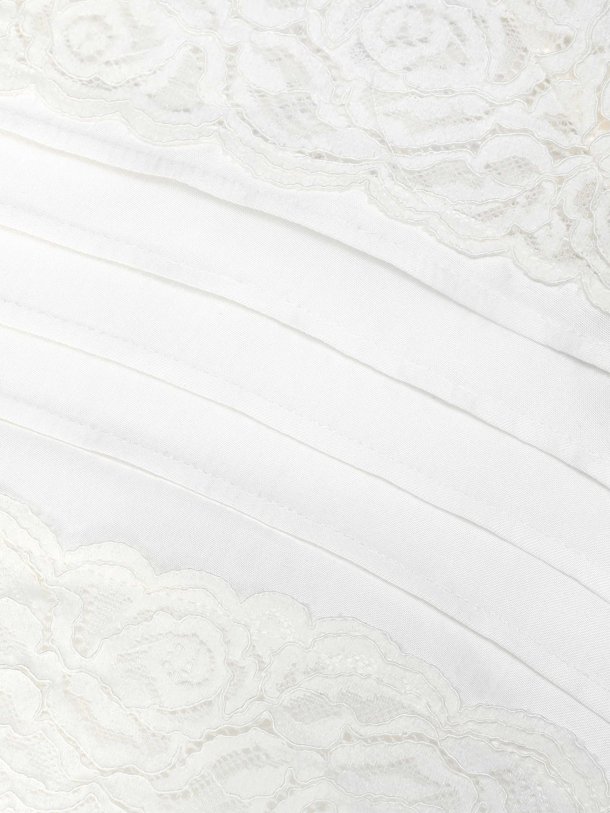Cream viscose lace top