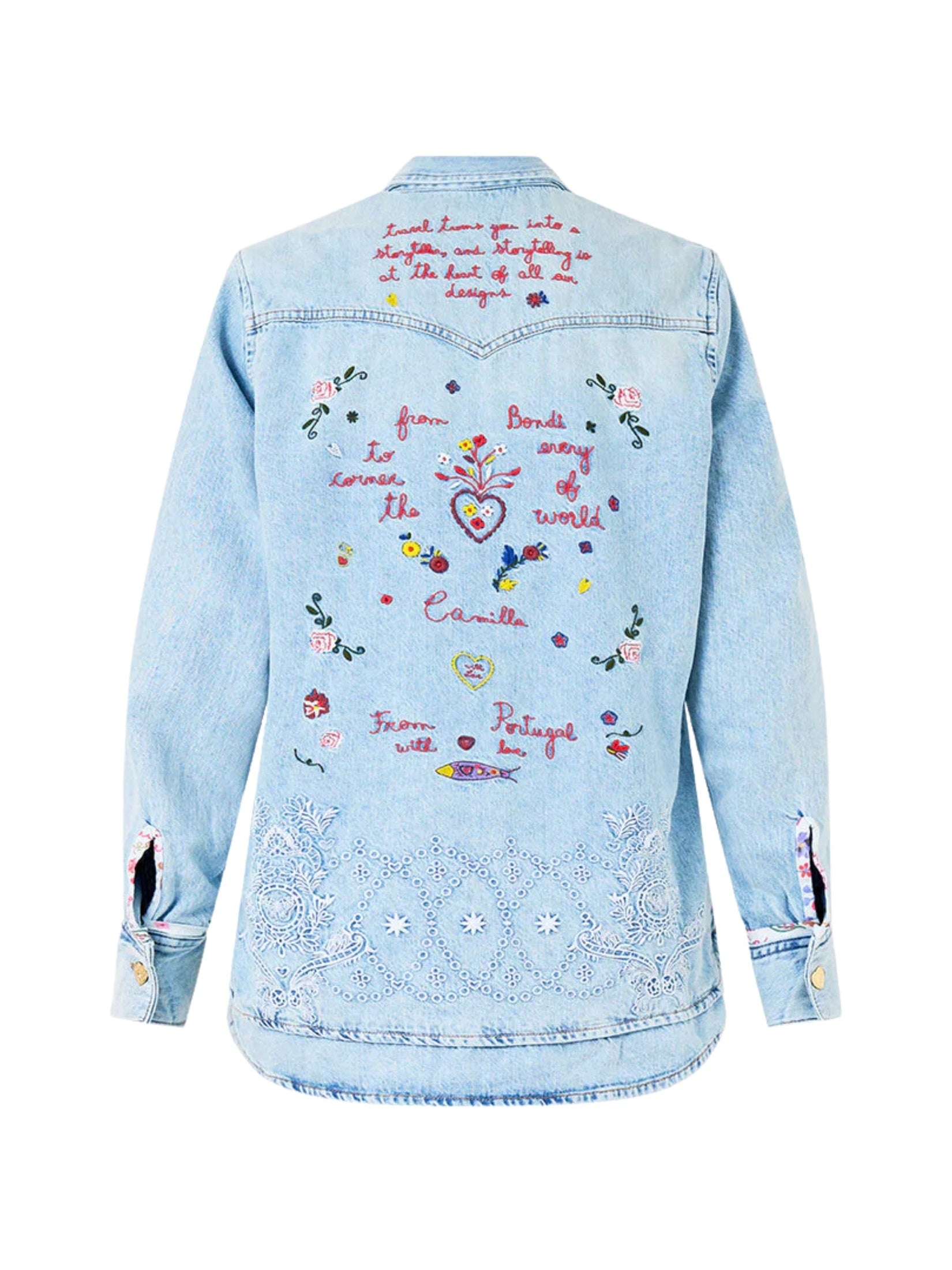 Sophy kitsch stitch relaxed shirt