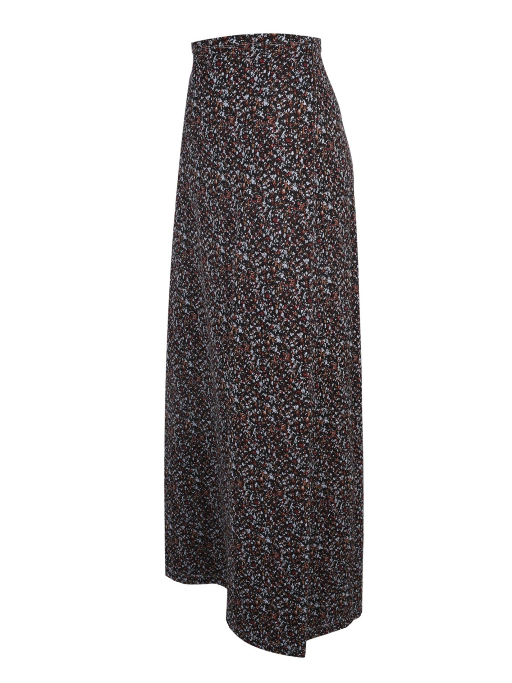 Jupe long printed maxi skirt