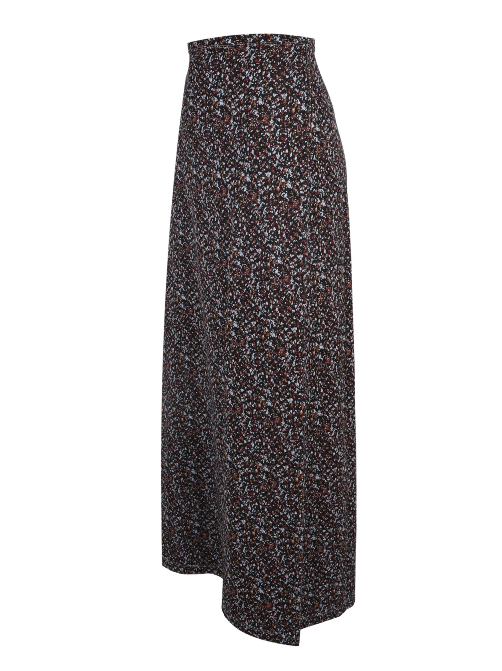 Jupe long printed maxi skirt