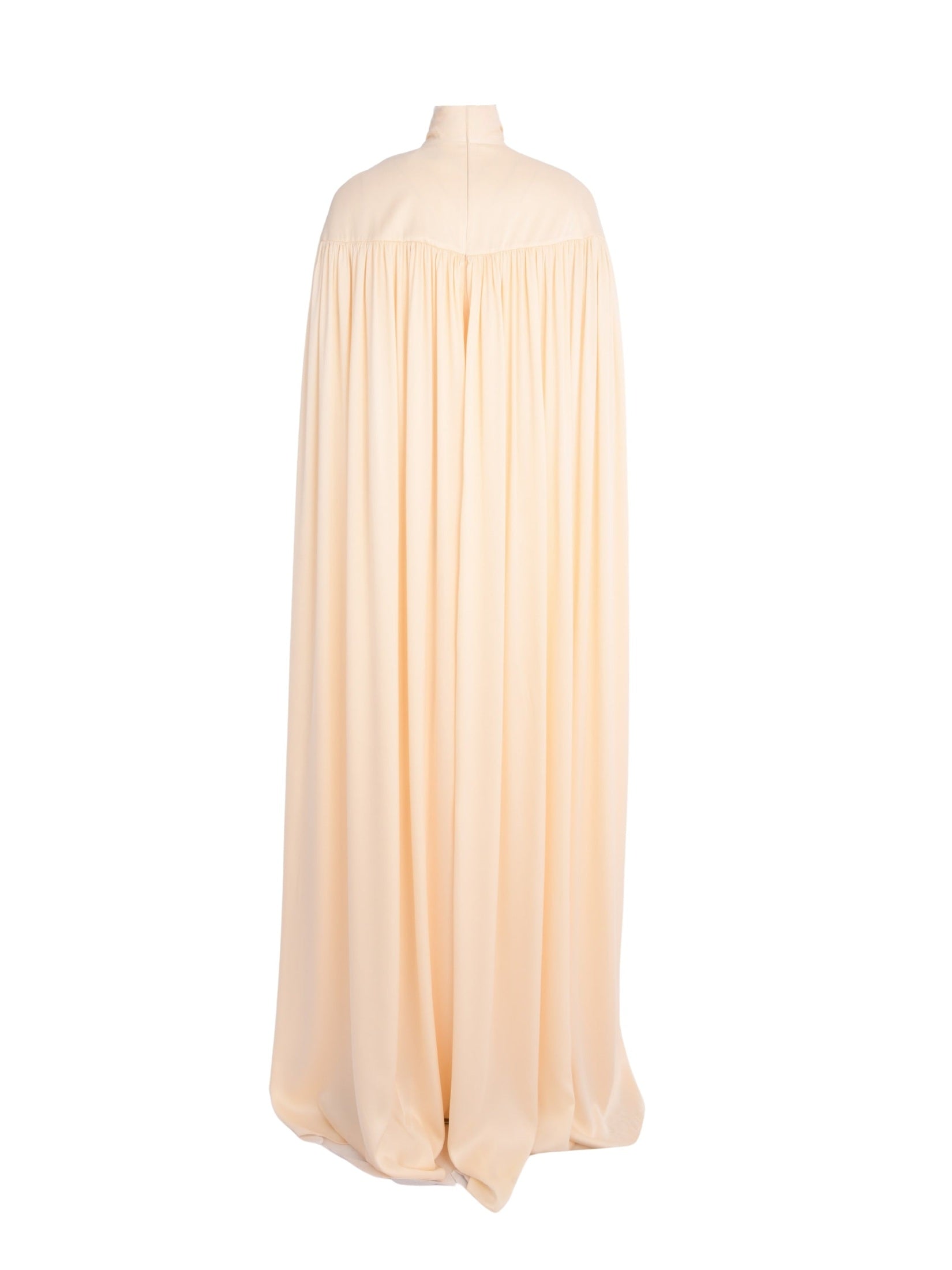Cape look bone dress
