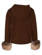 The drawstring hoodie with cuffs