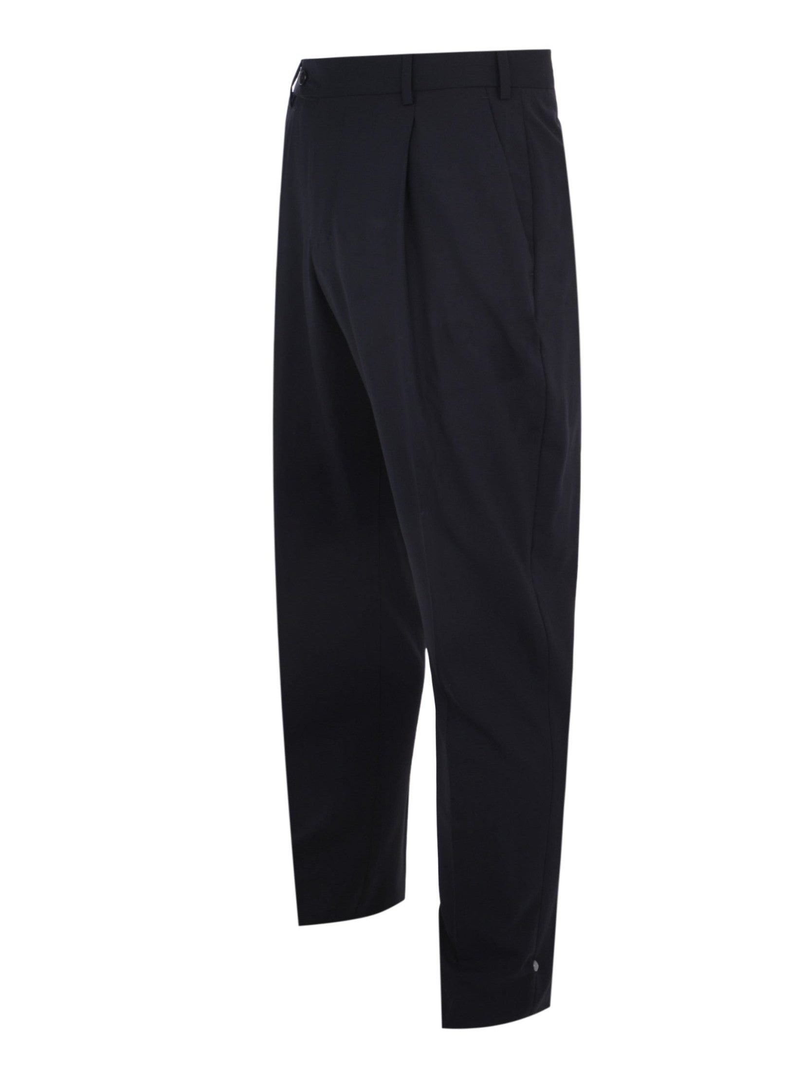 Pantalone union 1 pleat diagonal pockets unfinished b.