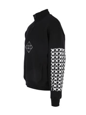 EXIT SOCIETY HALF ZIP CREWNECK