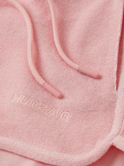 Towelling shorts cotton pink