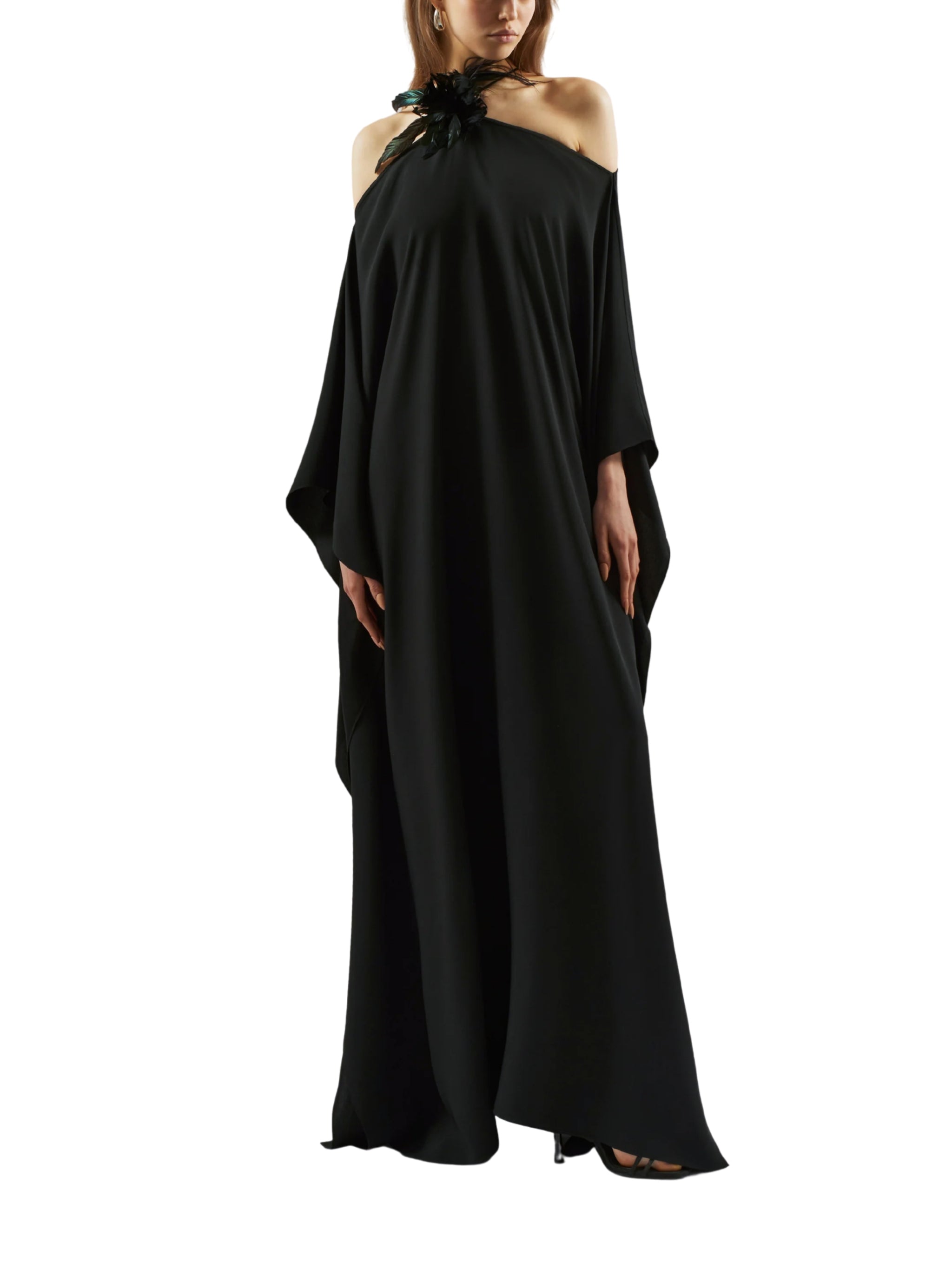 SZA SZA KAFTAN GARDEN BLACK