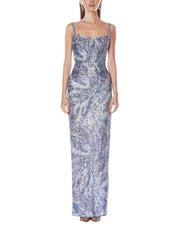 DAHLIA MAXI DRESS WITH STRAPS