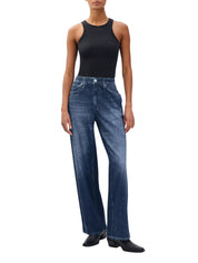 Miramar terry wide leg pant