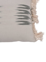 Peshtemal ikat cotton lumbar pillow