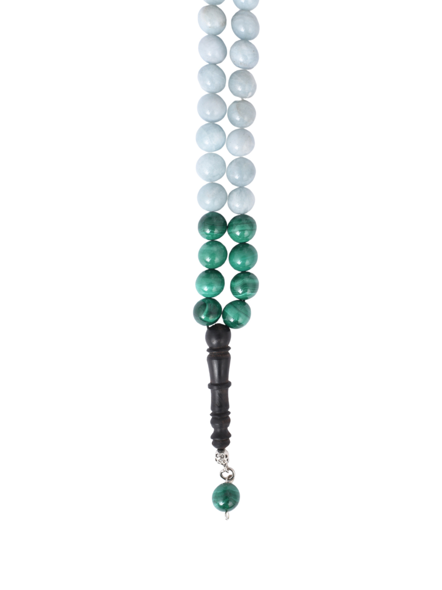 Natural amazonite store with malachite