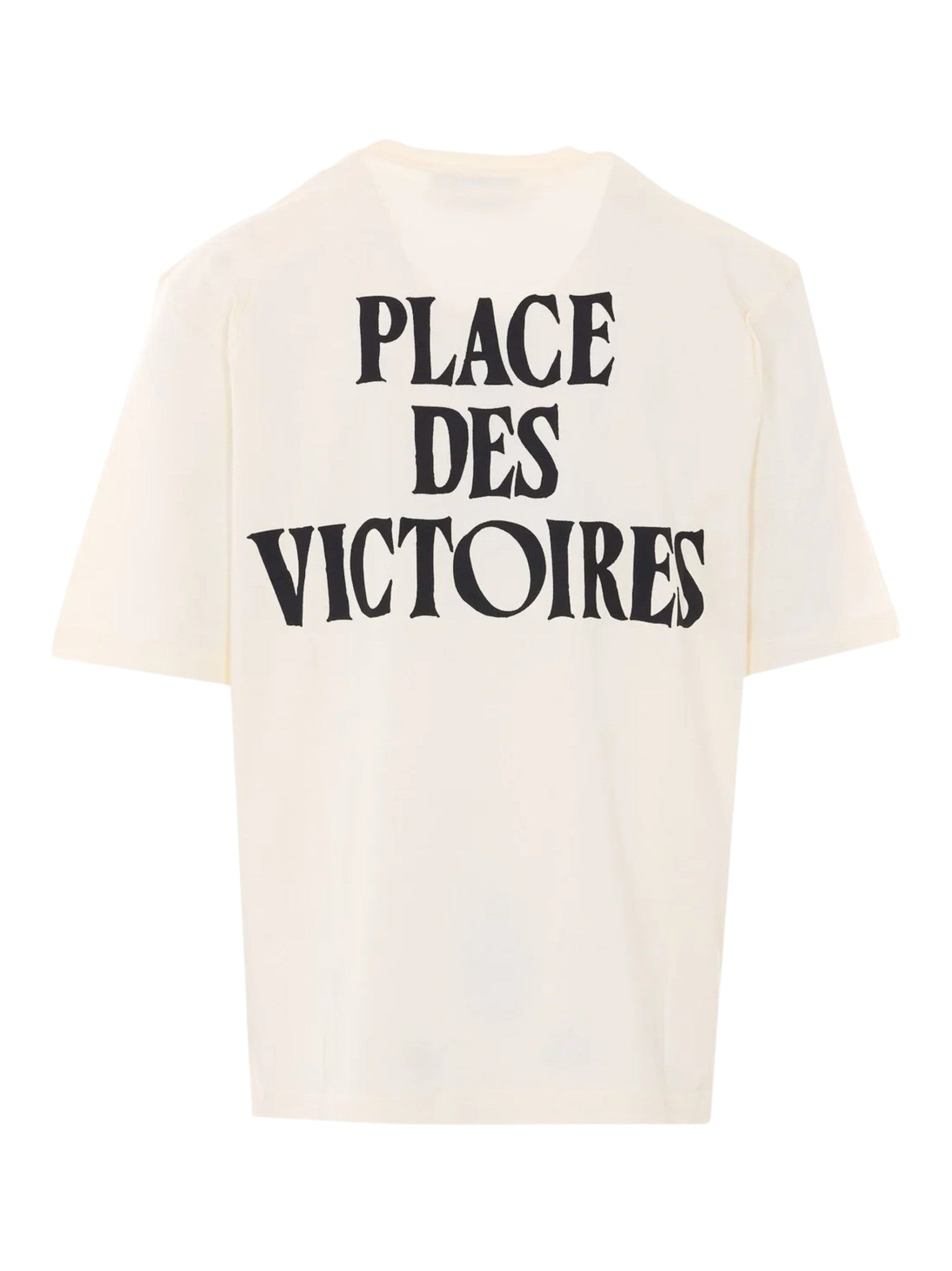 Boxy fit short sleeves adc teeshirt with signature print at back